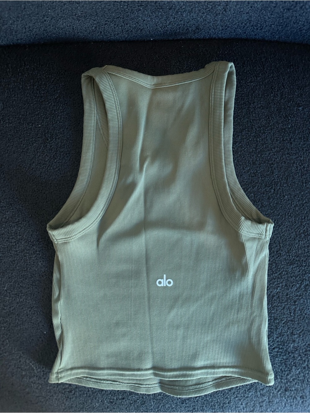 Alo Ribbed Tank Top - Picture 2 of 5